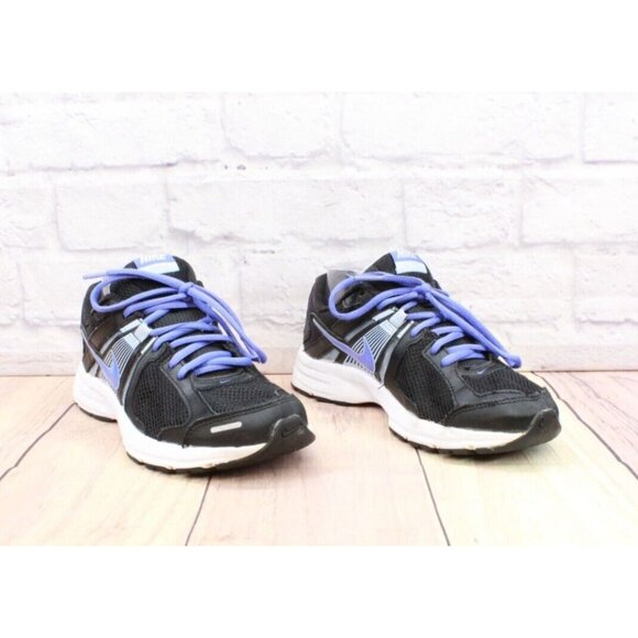 Nike  Dart 10 Purple Black Leather Mesh Breathable Running Sneakers US 8 - Picture 3 of 9